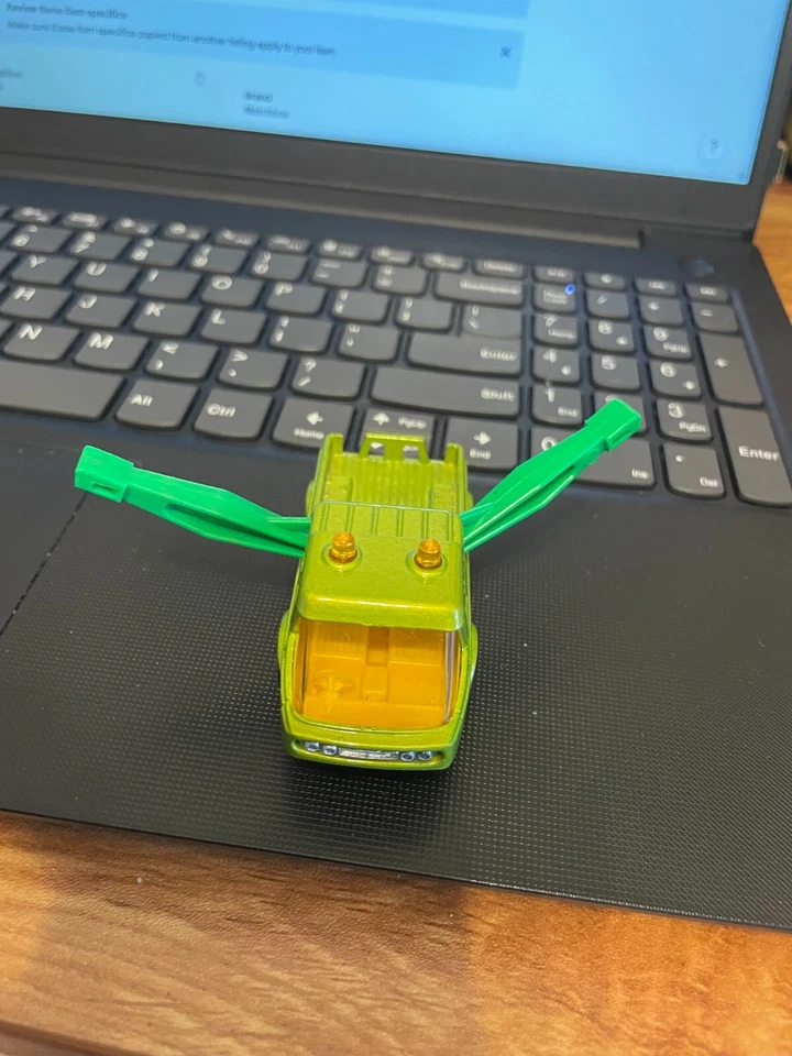 Vintage 1972 Matchbox Superfast No 74 Toe Joe Tow Truck Green Lesney England - Image 3 of 4