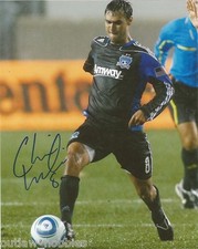 San Jose Earthquakes Chris Wondolowski Autographed Signed MLS 8x10 Photo COA E