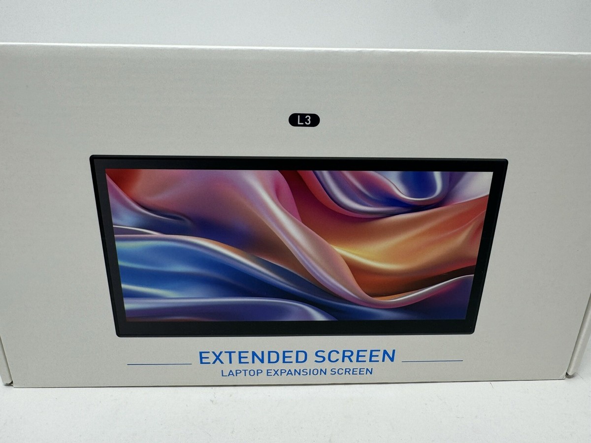 Portable Monitor L3 Travel Monitor– 12.1'' FHD IPS Extended Laptop