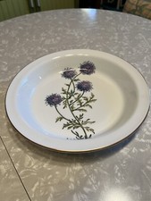 Spode Stafford Flowers Oven to Table Pie Plate/Quiche Dish England