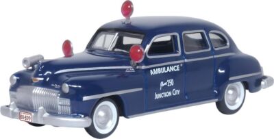 Oxford 87DS46005 DeSoto Suburban Junction City Ambulance 1946/8 1/87