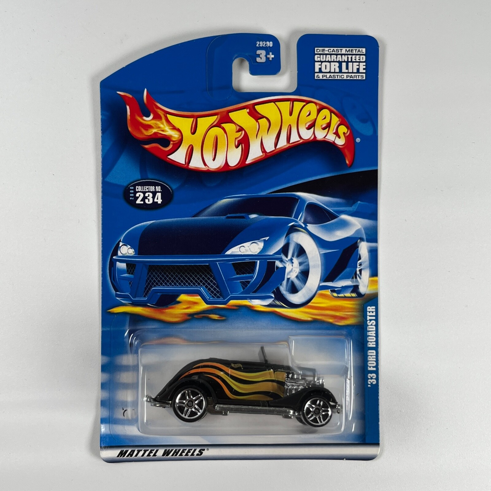 Hot Wheels 2000 Collector No #234 '33 FORD ROADSTER Black w/Chrome Pr5 Sp Wheels