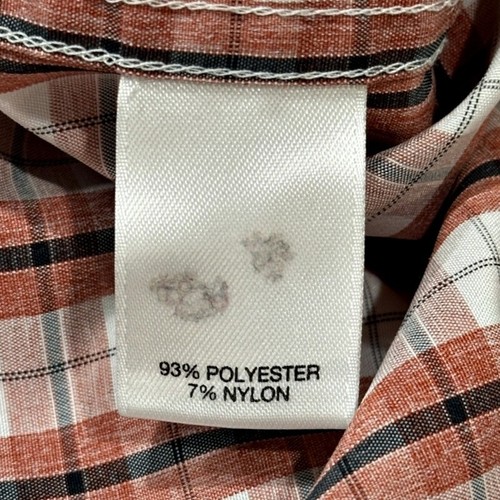 Solaris Mens Vented Shirt Size XXL Plaid Button-Up Short Sleeve Fishing Outdoor - Picture 7 of 9