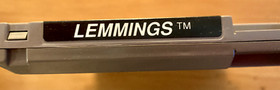 NES ~ LEMMINGS Nintendo Game 3 Screw NES-LG-UKV Cart + Sleeve Pal A