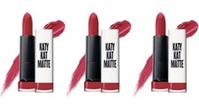 3-Pack NEW COVERGIRL Katy Kat Matte Katy Perry Lipstick KP05 Crimson Cat SEALED