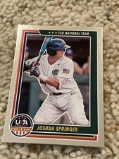 2022 Panini USA Baseball Stars & Stripes #85 Joshua Springer