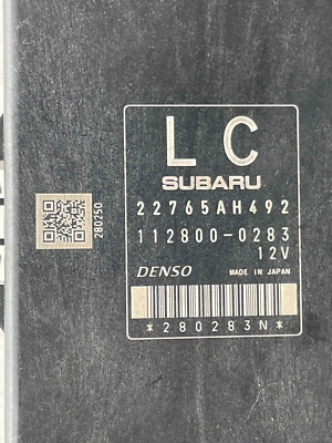 2015 Subaru Xv Crosstrek 2.0l Electronic Engine Control Module 22765ah492 15 16