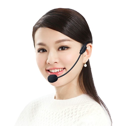3.5MM Thread Headworn Wired Microphone Headset Voice Amplifier Speaker Universal - Afbeelding 8 van 12