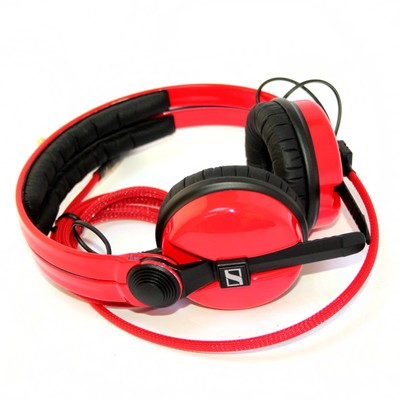 Custom Cans Flame Red Sennheiser HD25 DJ Headphones with 2yr warranty | eBay
