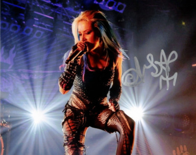 GFA Arch Enemy Sängerin * ALISSA WHITE-GLUZ * Signiertes 8x10 Foto PROOF A11 COA
