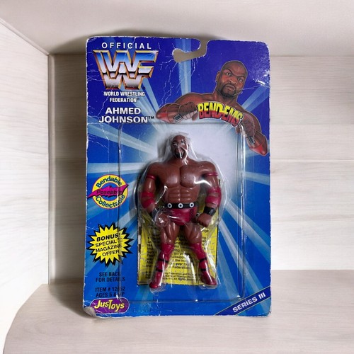 WWF  JusToys Bend-Ems Wrestling Action Figure Seri...