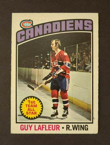 Guy Lafleur #163 1976 O-Pee-Chee card