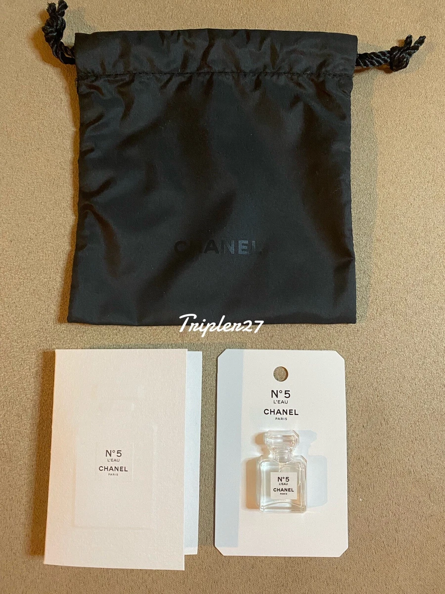 Chanel Factory 5 Eau De Toilette Sample Mini Travel Set With Pouch