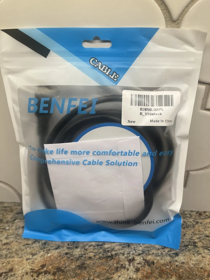 Benfei  B_USA_181Black Cable Benfei - Image 4 of 4