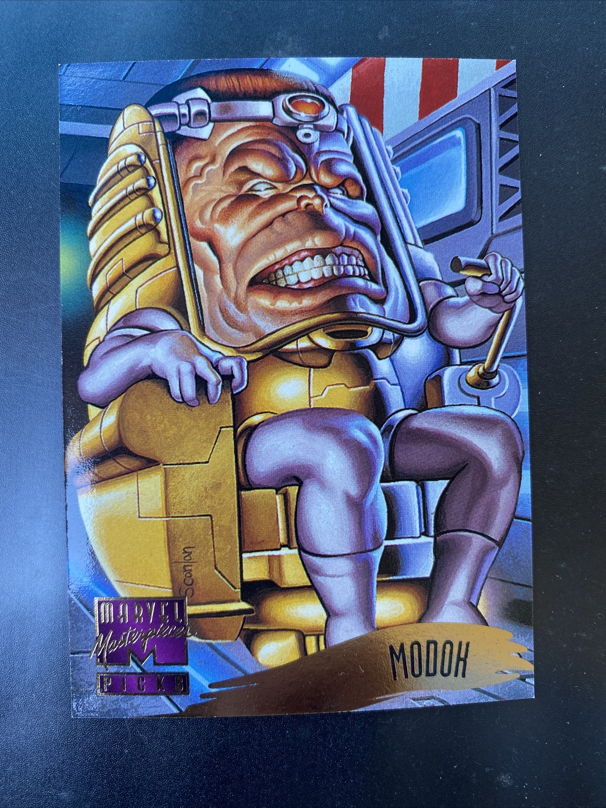 MODOK / 1995 Marvel Masterpieces (Fleer) BASE Trading Card #133