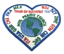 PATCH GSA Girl Scouts Tour of Nations 2006 Mtn. Prairie Council Earth