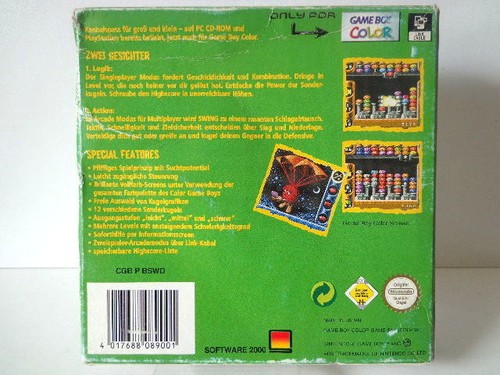 Swing GameBoy Color Spiel Nintendo - (mit OVP+Anleitung) 10869673 Software 2000 - Bild 2 von 3