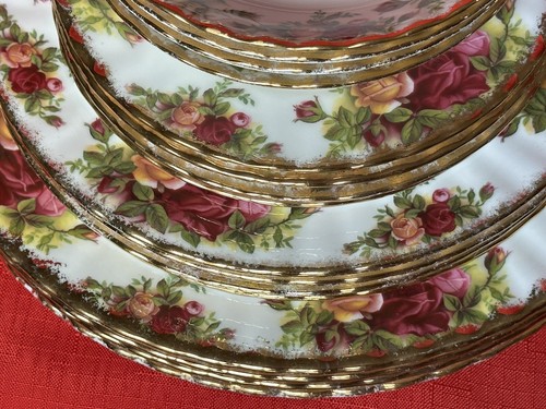ROYAL ALBERT ALTE COUNTRY ROSEN VIER 5-TEILIGE EINSTELLUNGEN - Originalstempel - Bild 23 von 24
