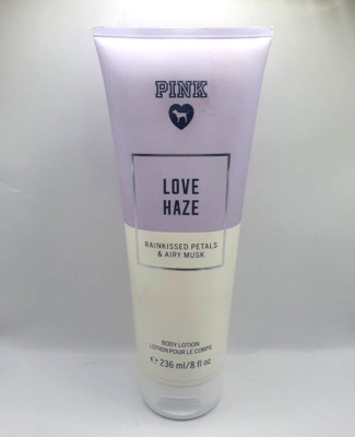 VICTORIA'S SECRET PINK LOVE HAZE BODY LOTION 8.0 FL OZ LIMITED EDITION 