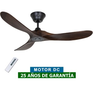 Ceiling Fan Casafan 312217 Eco Genuino 122 Walnut Matt Black