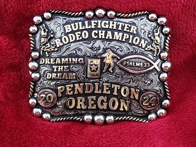BULLFIGHTER RODEO CHAMPION TROPHY BUCKLE PRO☆PENDLETON