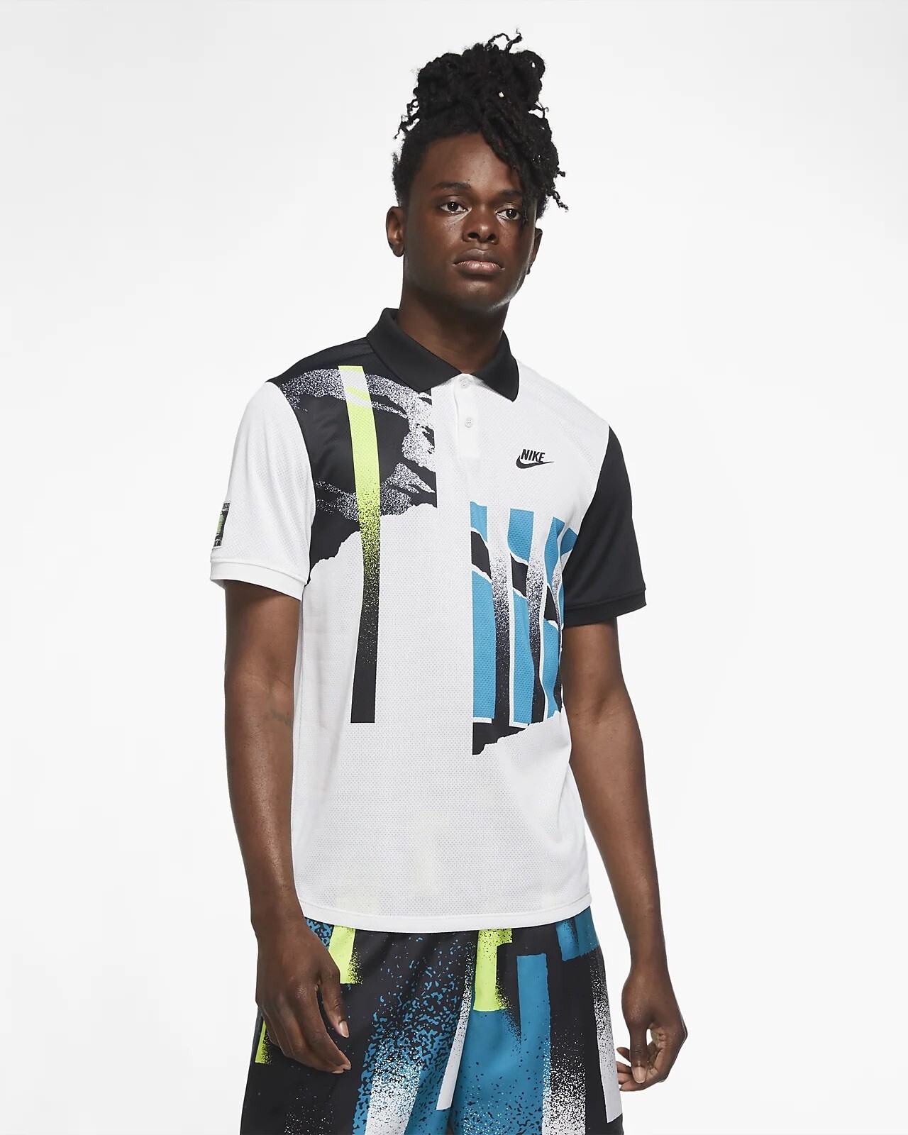 Nike Agassi Challenge Court Tennis Polo Shirt CK9793-101 Large image 5