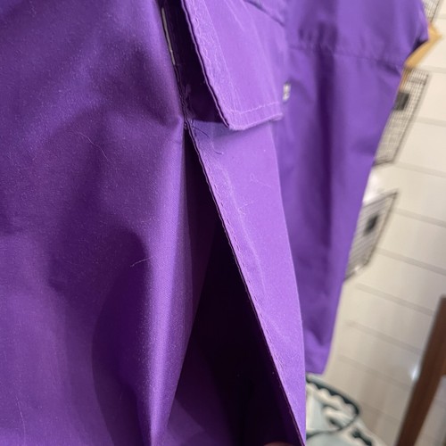 Vintage L / XL White Sierra Jacket Half Zip Vibrant pullover windbreaker PURPLE - Picture 11 of 17