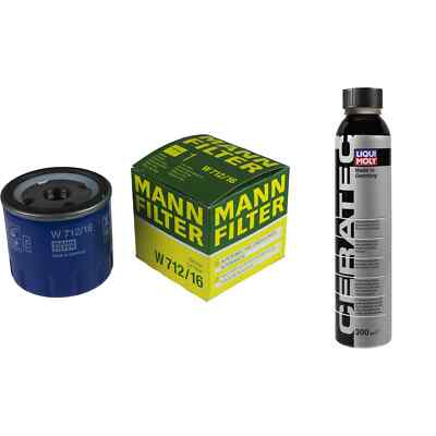 MANN-FILTER ÖLFILTER W 712/16 + LIQUI MOLY Cera Tec 3721