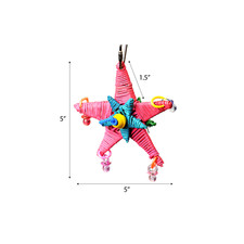 A E Cage Co Happy Beaks Star Power Bird Toy