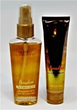 Victoria Secret Paradise Fragrance Spray Mist 2 oz  Body Lotion 1oz Mini Travel