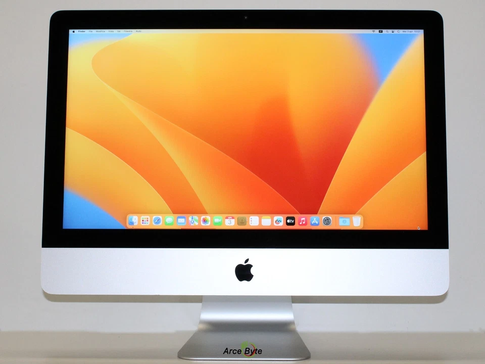 APPLE IMAC 21,5" 4K 2017 i5 3.0 GHZ SSD 500 B RAM 8 GB VENTURA LESIONE DISPLAY - Immagine 2 di 4