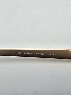 Bvlgari 6088 2020/6J Bella Blue Gold Frame Blue Mirror Lens  display picture 1