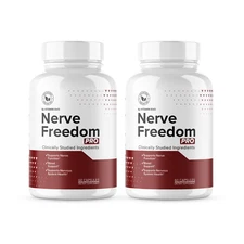 (2 Pack) Nerve Freedom Nerve Health Capsules, NerveFreedom Support 120 Capsules