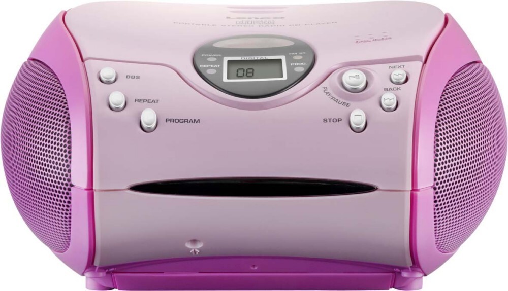 Thumbnail - Lenco Ukw-radio M.cd Scd-24 Pink Lenco Pink Radios-recorder Scd-24