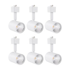 6 Pack Led Track Lighting Heads Compatible With Single Circuit J Type 3000k W 6 Pack Led Track Lighting Heads Compatible With Single Circuit J Type 3000k W