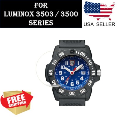 2pcs Screen Protector TPU Full Coverage Clear Film for LUMINOX 3503 3500 Series