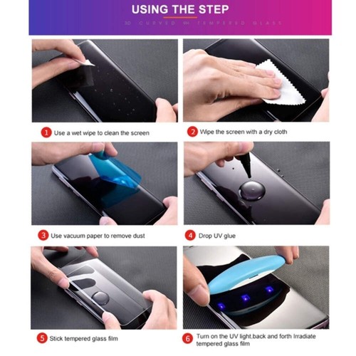 UV Liquid Curved Full Glue Tempered Glass Film for OnePlus 11 / 11 Jupiter Rock - 第 7/9 張圖片