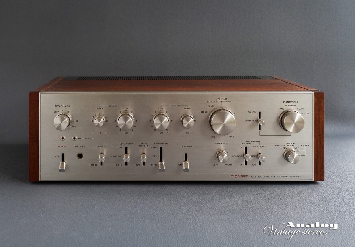 【￥100,000・1973年】 PIONEER　SA-910プリメインアンプ パイオニア プリメインアンプ SA-910の修理-その1− - Tomの