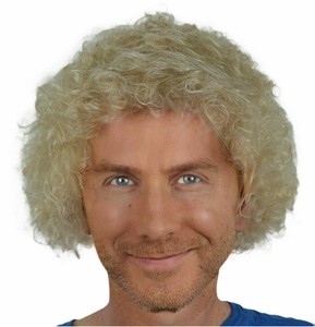 blonde afro wig uk