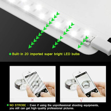 Mini Photo Studio Tent Jewelry Light Box Kit, Portable Foldable Small Home P...