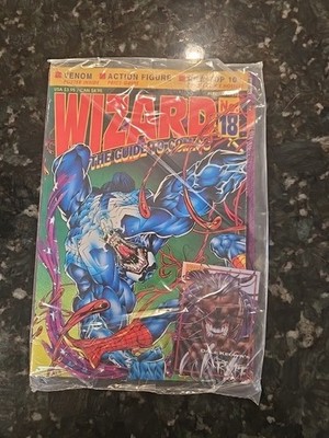Wizard Vol: 1 #18 (1993) Factory Sealed With Pitt Trading Card