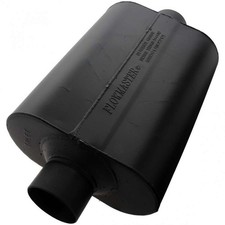 Flowmaster Super 40 Muffler 3 Center Inout Black Steel Exhaust 953045