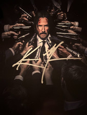 Keanu Reeves Signed (JOHN WICK)  Authentic Autograph 8x10" Original + COA