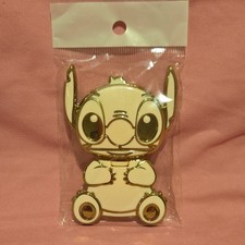 Stitch Pink  Gold Phone Holder with Mirror, Grip Mount, Universal
