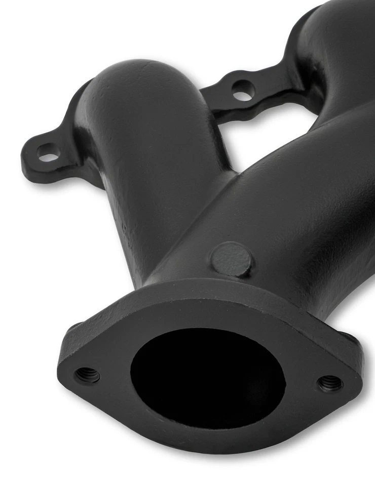 Cabezales Hooker 8502-3HKR LS colectores de escape de hierro fundido 2,5 diámetro de salida oscuro Foto 3 de 4