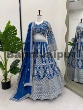 Heavy Embroidery Blouse With Lehenga, wedding Wear Lehenga Choli With Dupatta