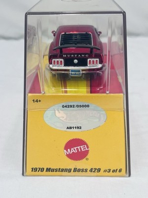 Hot Wheels American Classics 1970 Ford Mustang Boss 429 Red 3/6