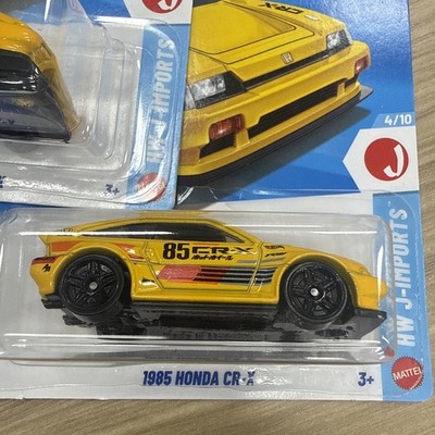 🔥 🔥 New Hot Wheels 2026 D Case 1985 Honda CR-X Yellow HW J