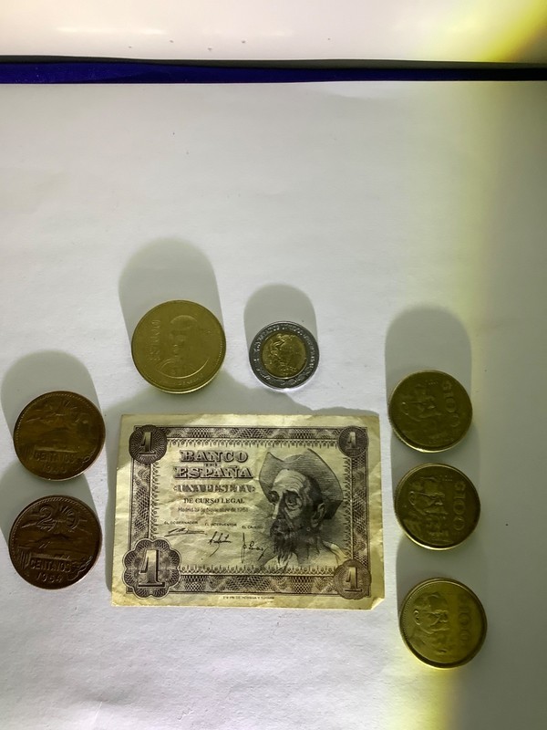 Banco Espana 1951 + coins