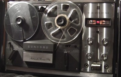 Concord 776 Solid State Stereo | Auto reverse | 1/4'' PORTABLE  Player Recorder